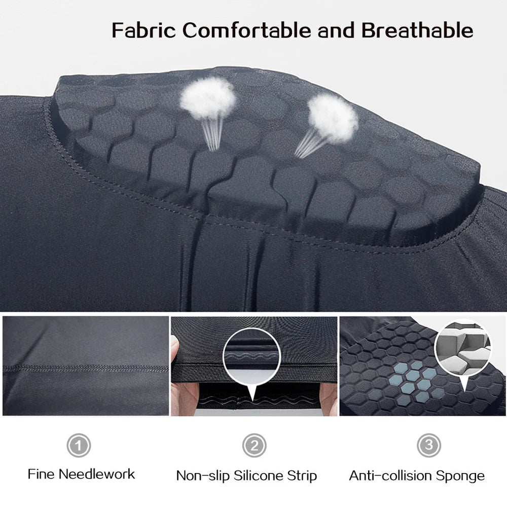 Sporcu Dirsek Bandı | Basketbol & Fitness Koruyucu Kolluk Darbe Emici Hex Ped Teknolojisi