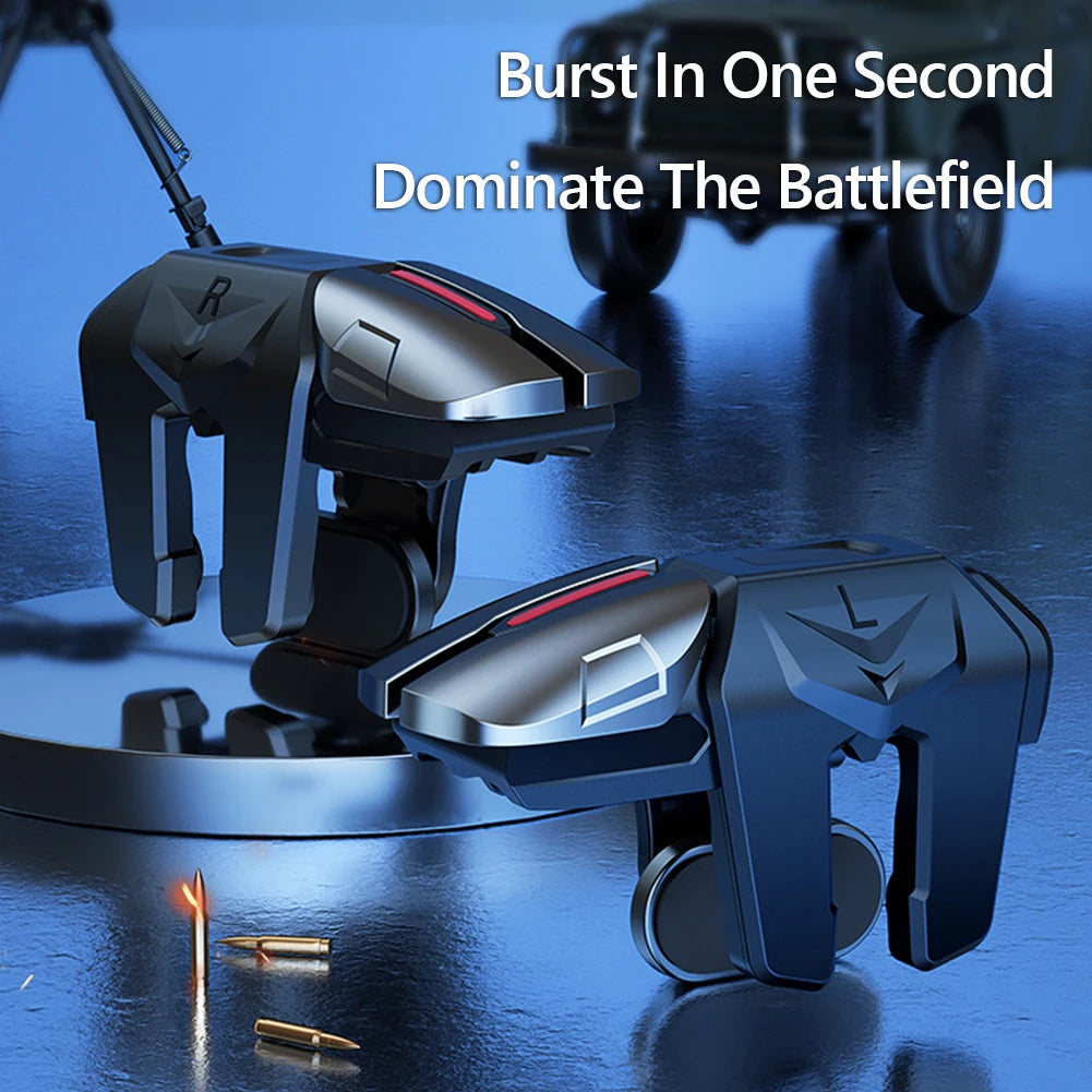 G21 Mobil Oyun Tetikleyici – 6 Parmak Oyun Deneyimi, L1 R1 Tuşlu PUBG Gamepad Kontrolcü