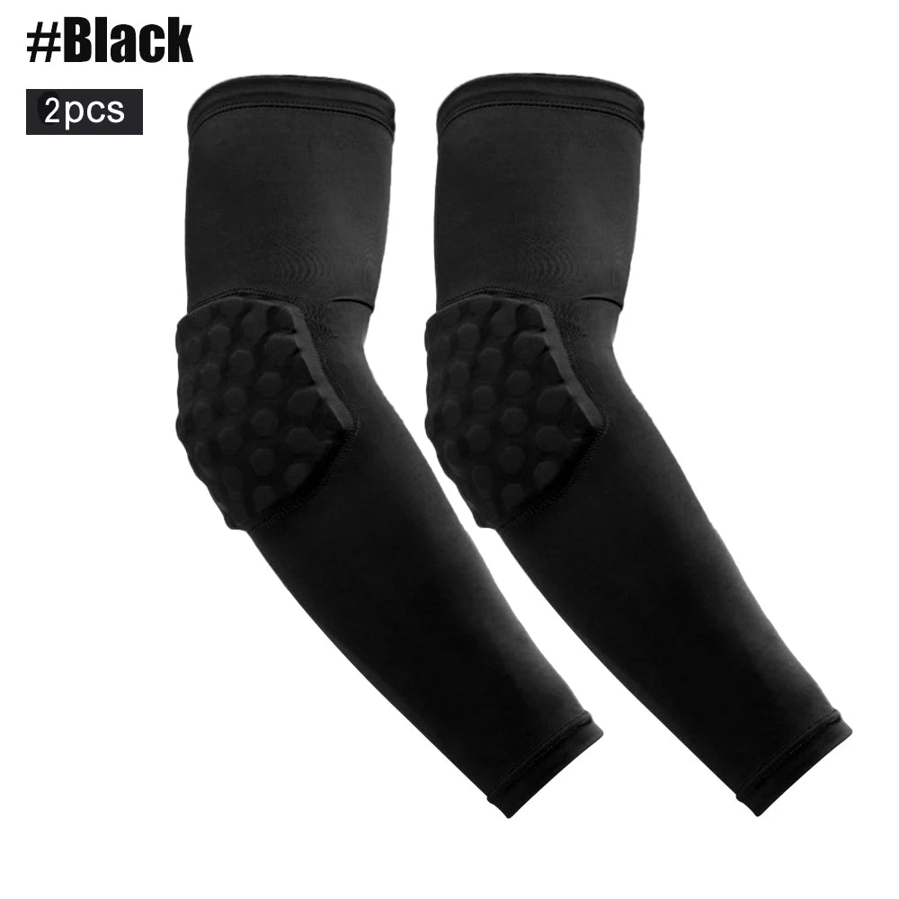 Sporcu Dirsek Bandı | Basketbol & Fitness Koruyucu Kolluk Darbe Emici Hex Ped Teknolojisi