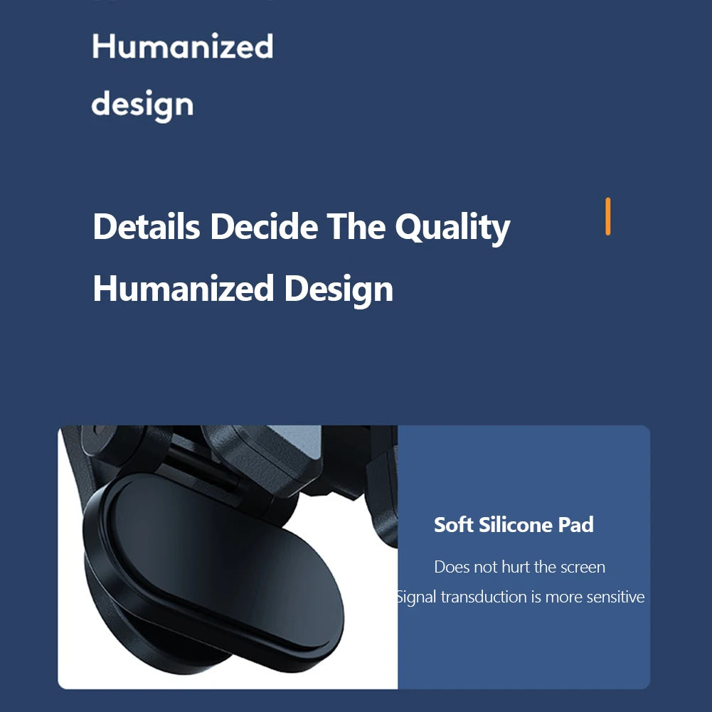 G21 Mobil Oyun Tetikleyici – 6 Parmak Oyun Deneyimi, L1 R1 Tuşlu PUBG Gamepad Kontrolcü