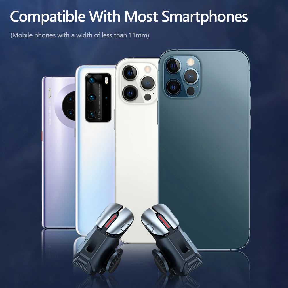 G21 Mobil Oyun Tetikleyici – 6 Parmak Oyun Deneyimi, L1 R1 Tuşlu PUBG Gamepad Kontrolcü