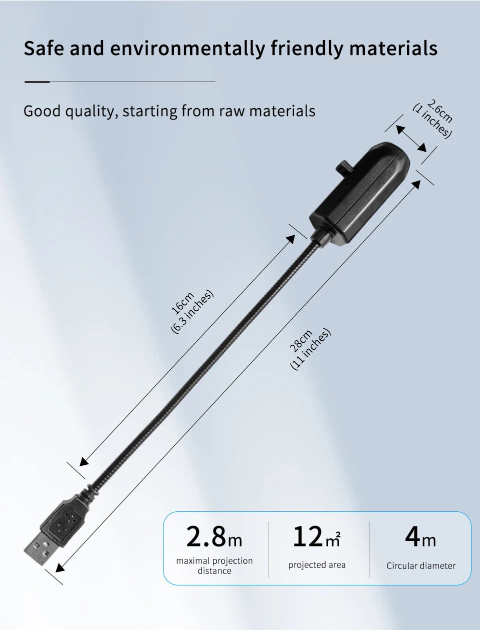 RGB Projeksiyon Lamba | Oda Atmosfer Işığı | USB Gece Lambası