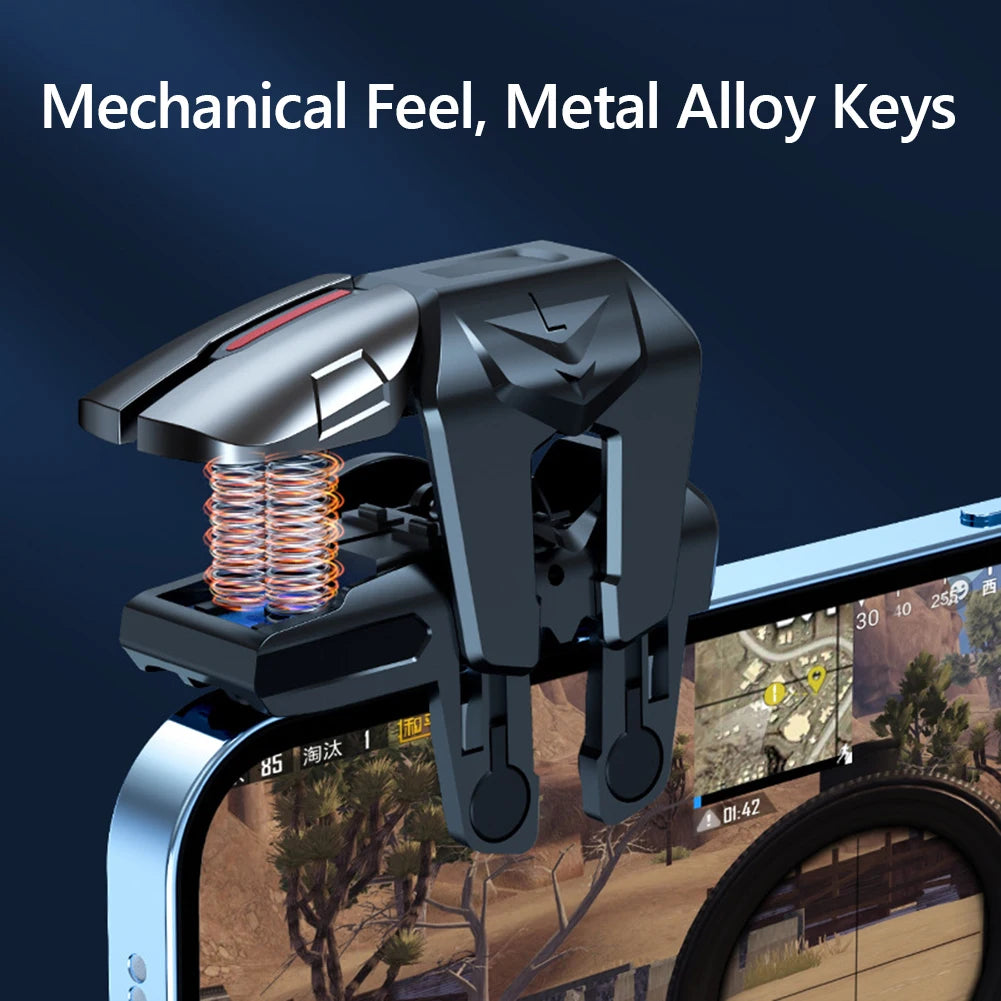 G21 Mobil Oyun Tetikleyici – 6 Parmak Oyun Deneyimi, L1 R1 Tuşlu PUBG Gamepad Kontrolcü