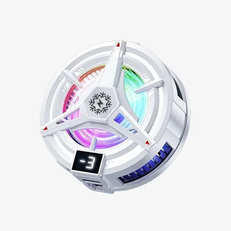 RGB Işıklı Manyetik Telefon Soğutucu – 3 Kademeli Ayarlı, Oyun İçin Profesyonel Cooling Fan