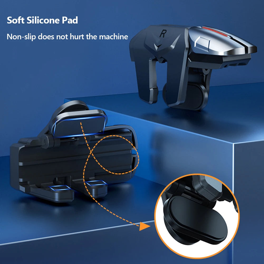 G21 Mobil Oyun Tetikleyici – 6 Parmak Oyun Deneyimi, L1 R1 Tuşlu PUBG Gamepad Kontrolcü