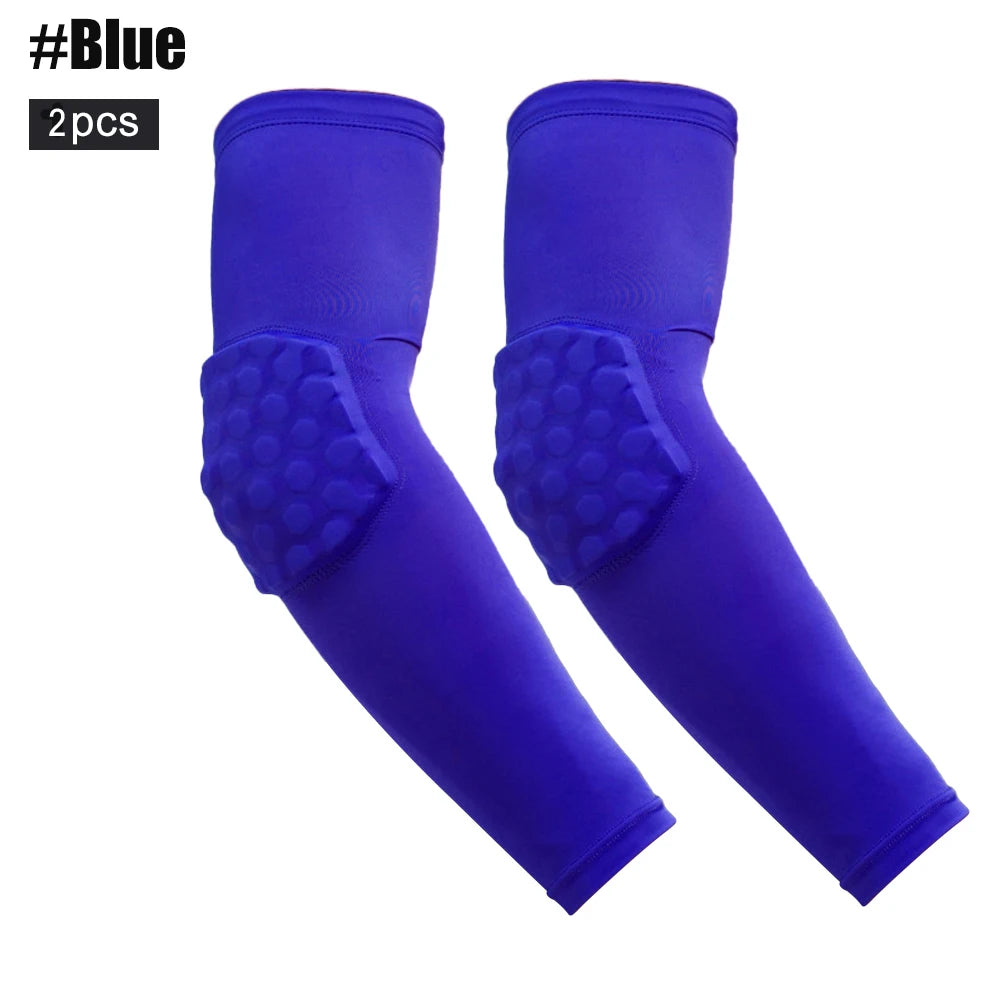 Sporcu Dirsek Bandı | Basketbol & Fitness Koruyucu Kolluk Darbe Emici Hex Ped Teknolojisi