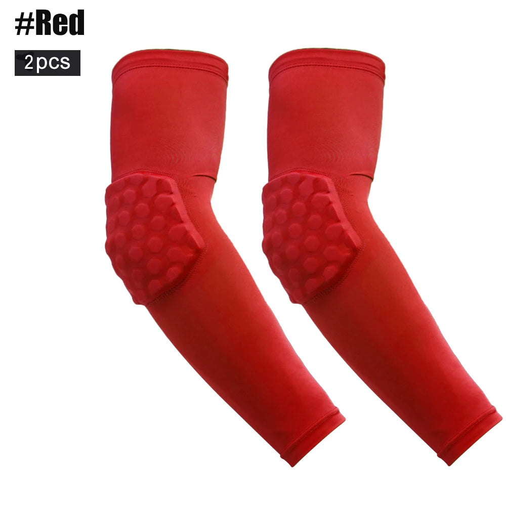 Sporcu Dirsek Bandı | Basketbol & Fitness Koruyucu Kolluk Darbe Emici Hex Ped Teknolojisi